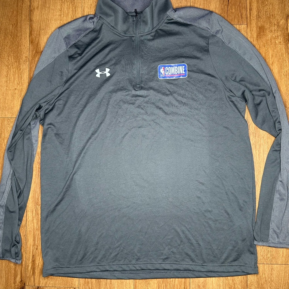 Under Armour Gray NBA Combine Pullover
